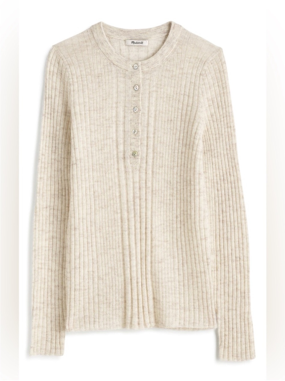 Madewell Alpaca Blend Henley - Picture 2 of 11